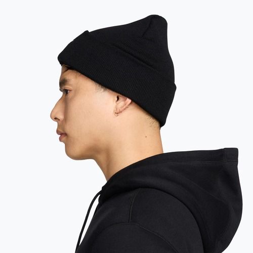 Wintermütze Nike Peak Swoosh Beanie black/white