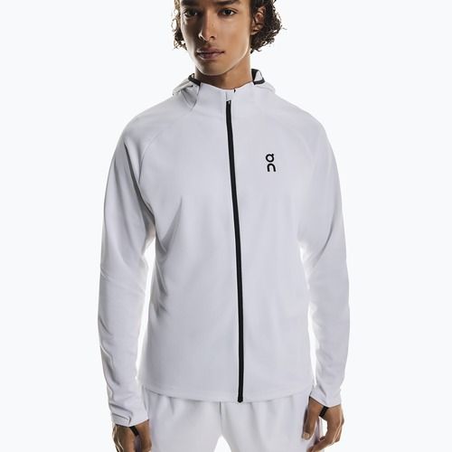 Herren-Lauf-Hoodie On Climate Zip Hoodie white