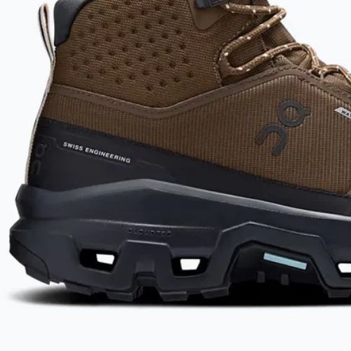 Herren-Wanderschuhe On Cloudrock Mid Waterproof earth/black