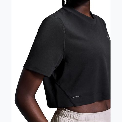 Damen-Trainings-T-Shirt On Train-T Crop black