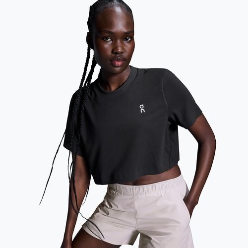 Damen-Trainings-T-Shirt On Train-T Crop black