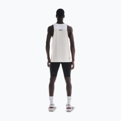 Herren-Laufshirt On Performance Tank white/silver