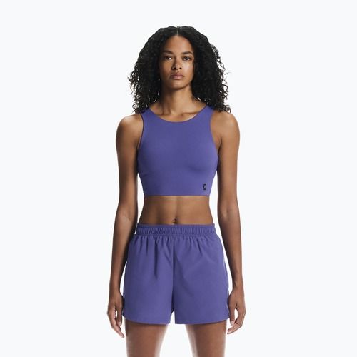 Damen-Lauf-Top On Core 2-in-1 Crop twilight