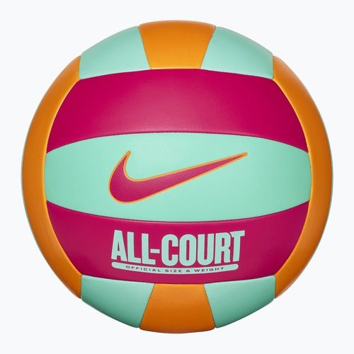 Volleyball Nike All Court Volleyball bright ceramic/bleached turquoise/rush pink Größe 5