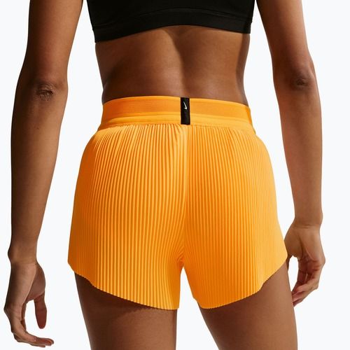 Damen-Laufshorts Nike AeroSwift Dri-Fit ADV Mid-Rise 3" laser orange/black/white/black