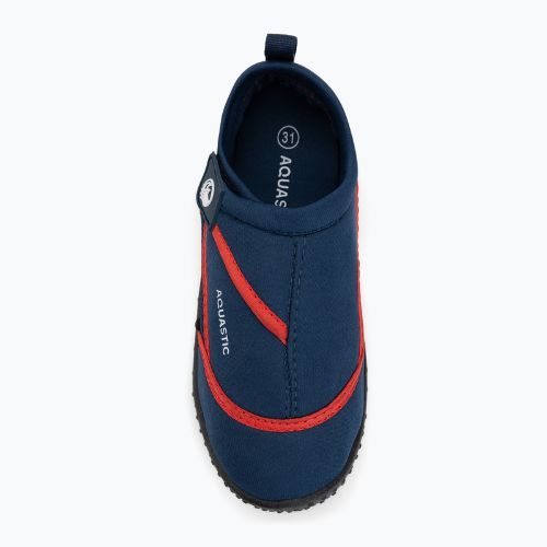 Kinder Wasserschuhe AQUASTIC Nino navy blue/red