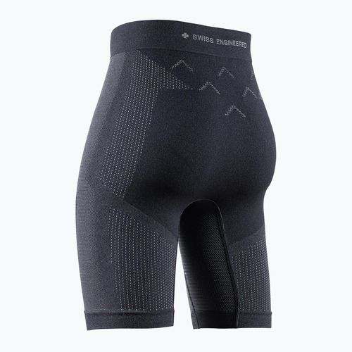 Damen-Laufleggings X-Bionic Xceed Run Tights x black/rhino grey