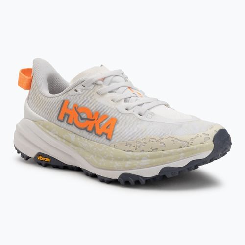Damen-Laufschuhe HOKA Speedgoat 6 white/neon tangerine