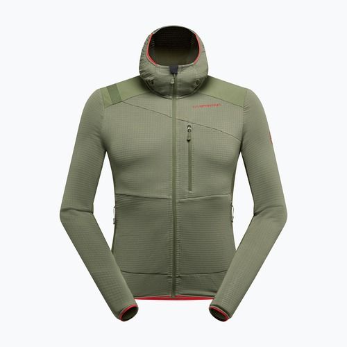 Herren-Fleecejacke La Sportiva Aequilibrium Thermal Hoody cypress/mountain red