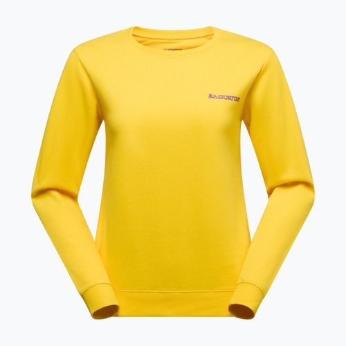Damen-Sweatshirt La Sportiva Climbing On The Moon yellow/purple