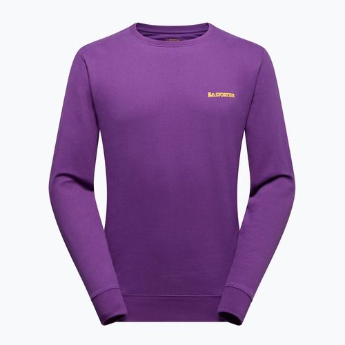 Herren-Sweatshirt La Sportiva Climbing On The Moon purple/yellow