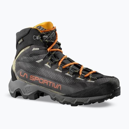 Herren-Trekking-Schuhe La Sportiva Aequalibrum Hike GTX carbon/papaya