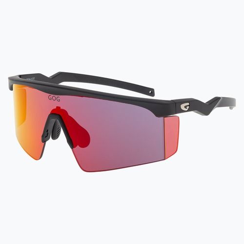 Sonnenbrille GOG Sigurd matt black/reflex black/red