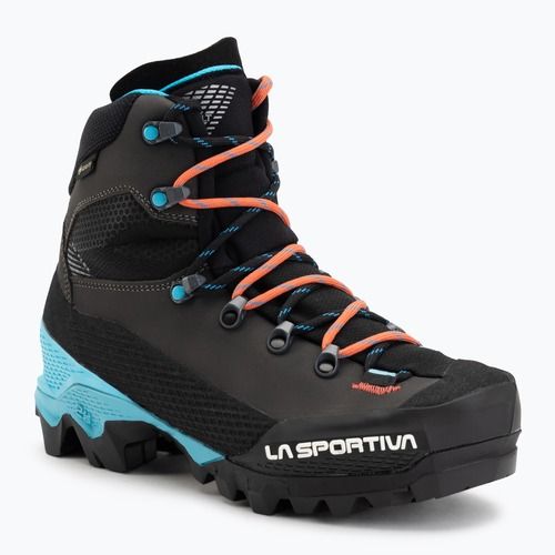 Damen-Bergstiefel La Sportiva Aequilibrium LT GTX black/hibiscus