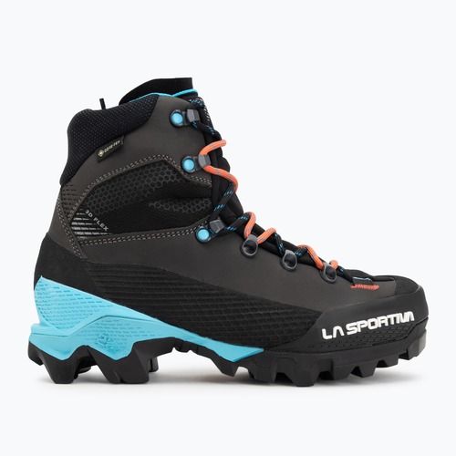 Damen-Bergstiefel La Sportiva Aequilibrium LT GTX black/hibiscus