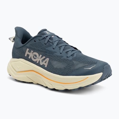 Herren Laufschuhe HOKA Challenger 8 Wide faded navy/pampas grass