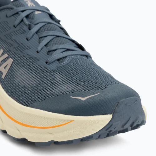 Herren Laufschuhe HOKA Challenger 8 Wide faded navy/pampas grass
