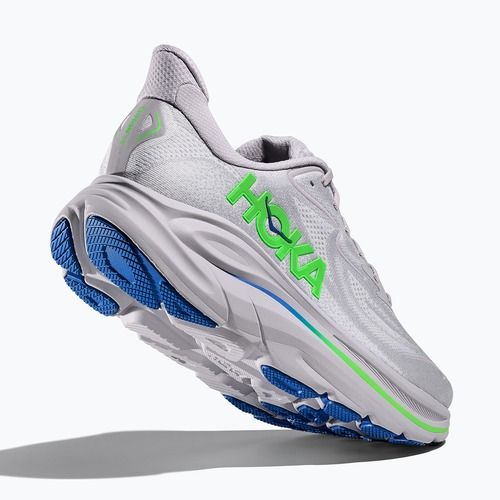 Herren Laufschuhe HOKA Clifton 10 ash grey/neon green