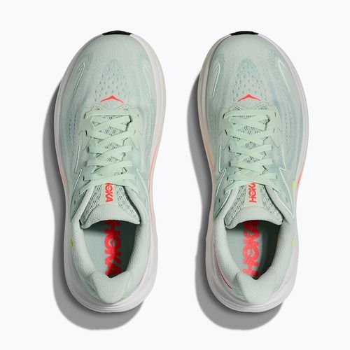 Damen-Laufschuhe HOKA Clifton 10 sea glass/neon flame
