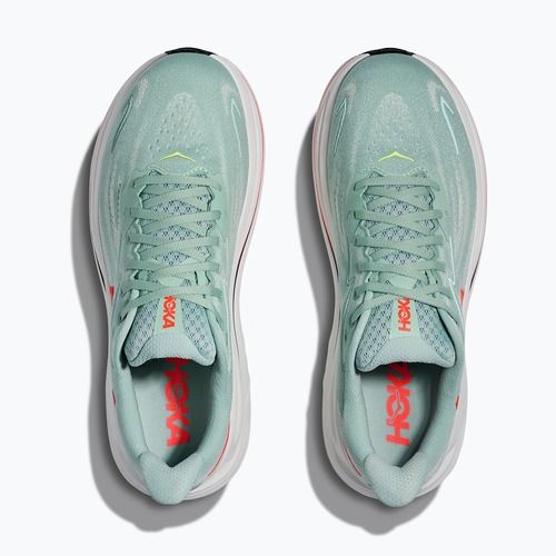 Herren-Laufschuhe HOKA Clifton 10 Wide sage/neon flame