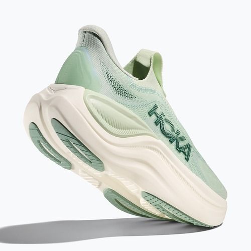 Damen-Laufschuhe HOKA Skyward Laceless sea glass/sage