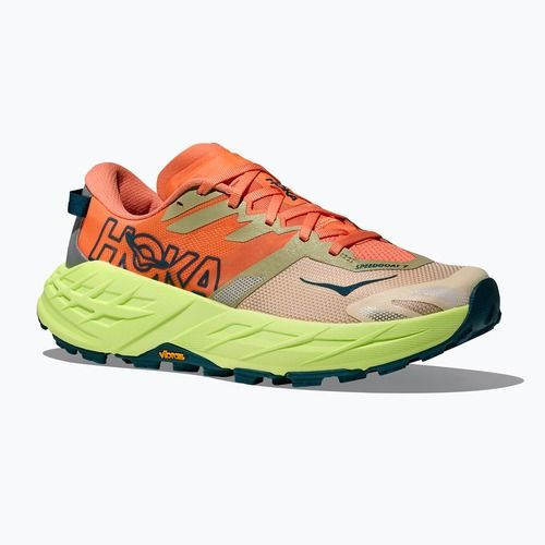 Damen Laufschuhe HOKA Speedgoat 7 persimmon/neon yuzu