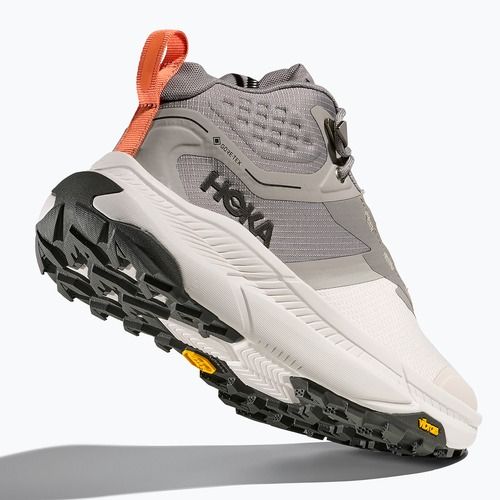 Damen-Trekkingschuhe HOKA Transport Hike GTX cement/stucco