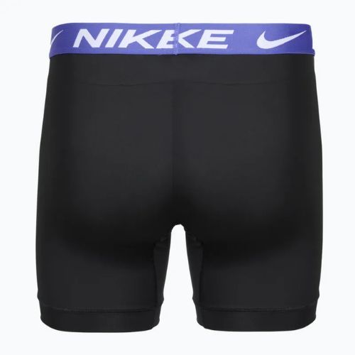 Herren Boxershorts Nike Essential Micro 3 pairs black/sapphire/wolf grey/team crimson