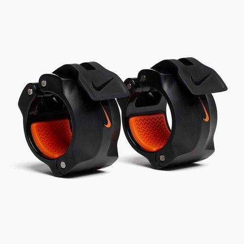 Langhantel-Klemmen Nike Strength Barbell Collars 2 pcs. black/orange