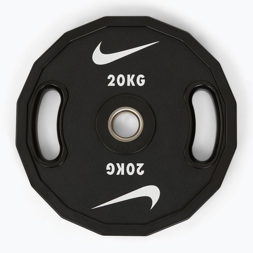 Bumper-Gewichte Nike Strength Pro Urethane Plates 20 kg black/white