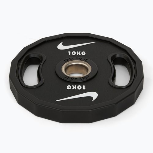 Bumperplatten Nike Strength Pro Urethane Plates 10 kg black/white