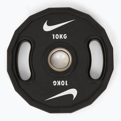 Bumperplatten Nike Strength Pro Urethane Plates 10 kg black/white