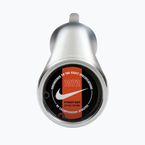 Gerade Langhantelstange Nike Strength 1972 Power Bar black chrome/orange