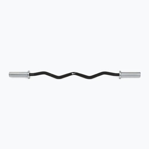 Gebogene Stange Nike Strength Curl Bar black swoosh