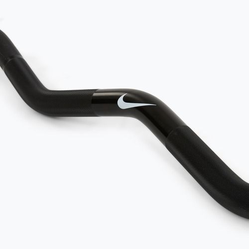 Gebogene Stange Nike Strength Curl Bar black swoosh