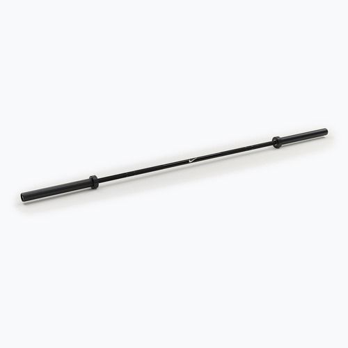 Gerade Langhantelstange Nike Strength Chrome Barbell black chrome swoosh