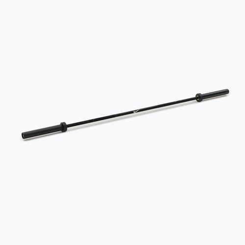 Gerade Langhantelstange Nike Strength Chrome Barbell black chrome swoosh