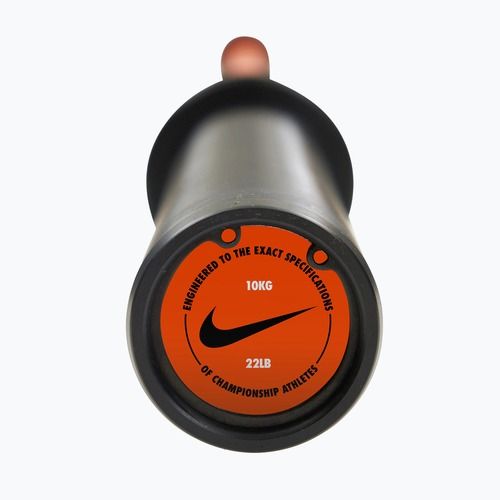 Gebogene Curlstange Nike Strength Shield Curl Bar orange
