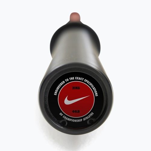 Gerade Langhantelstange Nike Strength Coated Premium Barbell red swoosh
