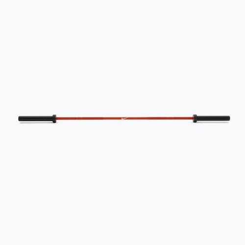 Gerade Langhantelstange Nike Strength Coated Premium Barbell orange swoosh