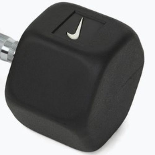 Gummierte Hantel Nike Strength Hex Dumbbell 27,5 kg black/white