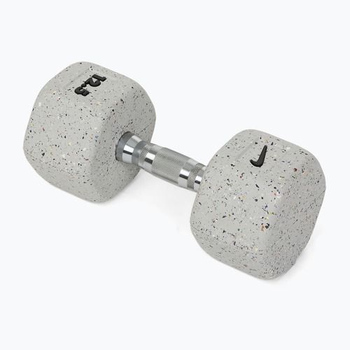 Gummierte Hantel Nike Strength Grind Hex Dumbbell 12,5 kg wolf grey