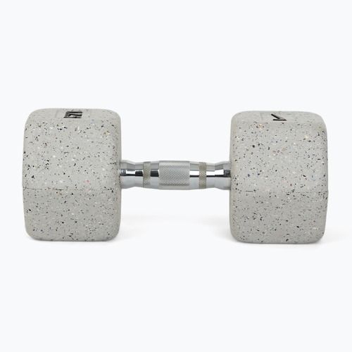 Gummierte Hantel Nike Strength Grind Hex Dumbbell 17,5 kg wolf grey