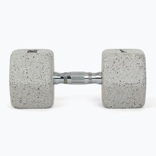 Gummierte Hantel Nike Strength Grind Hex Dumbbell 20 kg wolf grey
