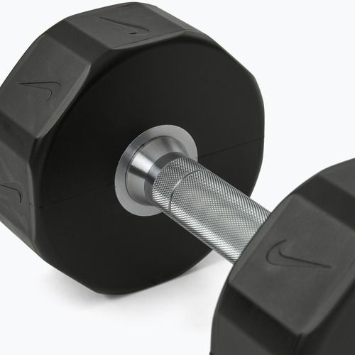 Chromierte Hantel Nike Strength Pro Urethane Dumbbell 12 kg black/white