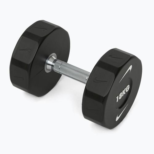 Chromierte Hantel Nike Strength Pro Urethane Dumbbell 18 kg black/white