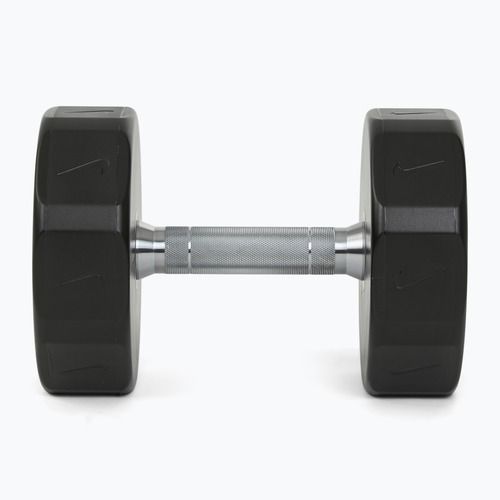 Chromierte Hantel Nike Strength Pro Urethane Dumbbell 18 kg black/white