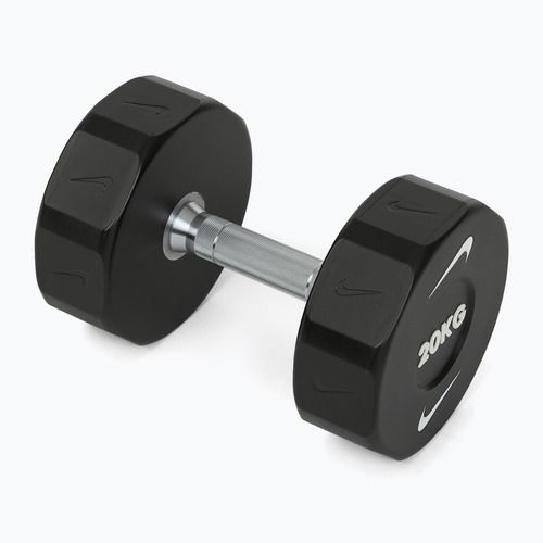 Chromierte Hantel Nike Strength Pro Urethane Dumbbell 20 kg black/white