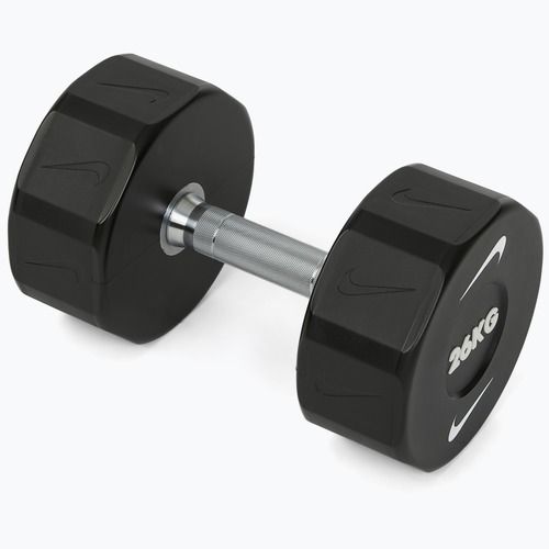 Chromierte Hantel Nike Strength Pro Urethane Dumbbell 26 kg black/white