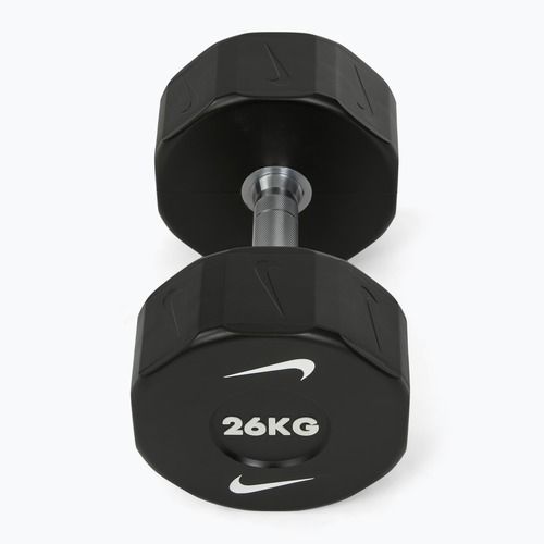 Chromierte Hantel Nike Strength Pro Urethane Dumbbell 26 kg black/white